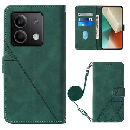 Crossbody 3D Embossed Flip Leather Phone Case, For Xiaomi Redmi K70E, For Xiaomi Poco X6 Pro, For Xiaomi Redmi Note 13 5G Global, For Xiaomi Redmi 13C