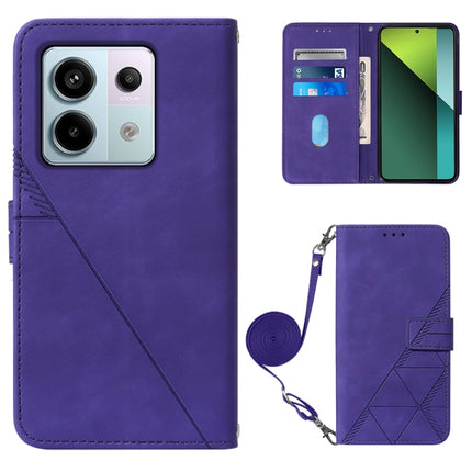 Crossbody 3D Embossed Flip Leather Phone Case, For Xiaomi Redmi Note 13 Pro+ 5G, For Xiaomi Redmi Note 13 Pro 5G Global