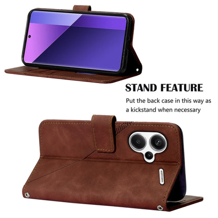 Crossbody 3D Embossed Flip Leather Phone Case, For Xiaomi Redmi Note 13 Pro+ 5G, For Xiaomi Redmi Note 13 Pro 5G Global