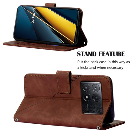 Crossbody 3D Embossed Flip Leather Phone Case, For Xiaomi Redmi K70E, For Xiaomi Poco X6 Pro, For Xiaomi Redmi Note 13 5G Global, For Xiaomi Redmi 13C