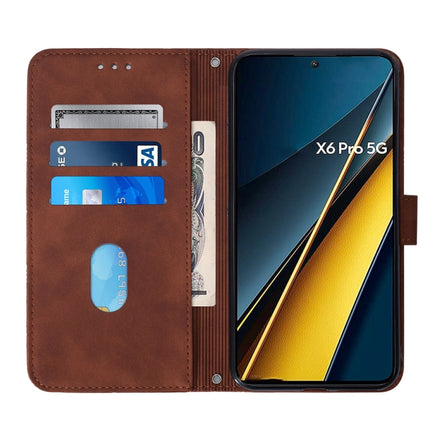 Crossbody 3D Embossed Flip Leather Phone Case, For Xiaomi Redmi K70E, For Xiaomi Poco X6 Pro, For Xiaomi Redmi Note 13 5G Global, For Xiaomi Redmi 13C