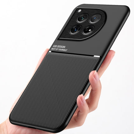 Classic Tilt Strip Grain Magnetic PC Hybrid TPU Phone Case, For OnePlus 12, For OnePlus Ace 2 Pro, For OnePlus Ace 2, For OnePlus 11