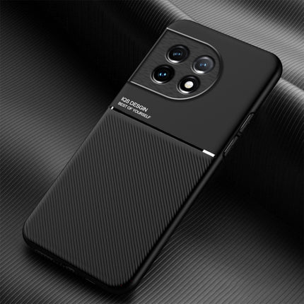 Classic Tilt Strip Grain Magnetic PC Hybrid TPU Phone Case, For OnePlus 12, For OnePlus Ace 2 Pro, For OnePlus Ace 2, For OnePlus 11