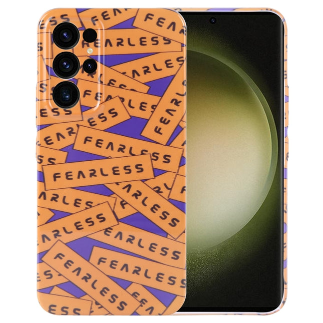 Painted Pattern Precise Hole PC Phone Case, For Samsung Galaxy S23 Ultra 5G