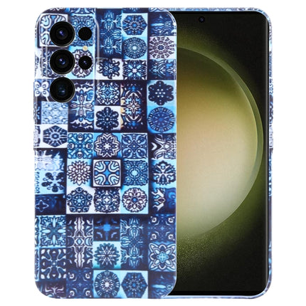 Painted Pattern Precise Hole PC Phone Case, For Samsung Galaxy S23 Ultra 5G