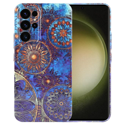 Painted Pattern Precise Hole PC Phone Case, For Samsung Galaxy S23 Ultra 5G