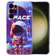 Painted Pattern Precise Hole PC Phone Case, For Samsung Galaxy S23 Ultra 5G