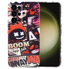 Painted Pattern Precise Hole PC Phone Case, For Samsung Galaxy S23 Ultra 5G