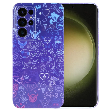 Painted Pattern Precise Hole PC Phone Case, For Samsung Galaxy S23 Ultra 5G