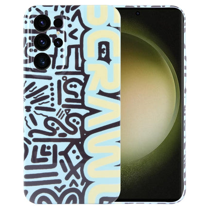 Painted Pattern Precise Hole PC Phone Case, For Samsung Galaxy S23 Ultra 5G