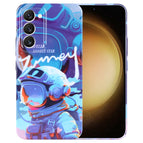 For Samsung Galaxy S23+ 5G / Blue Paint Astronaut