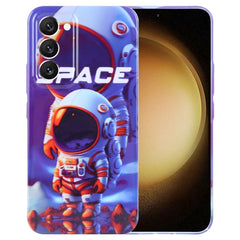 Painted Pattern Precise Hole PC Phone Case, For Samsung Galaxy S23+ 5G