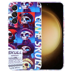 Painted Pattern Precise Hole PC Phone Case, For Samsung Galaxy S23+ 5G
