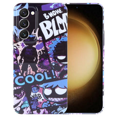 Painted Pattern Precise Hole PC Phone Case, For Samsung Galaxy S23+ 5G