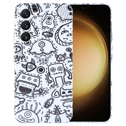 Painted Pattern Precise Hole PC Phone Case, For Samsung Galaxy S23+ 5G