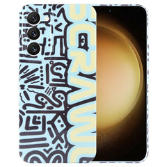 Painted Pattern Precise Hole PC Phone Case, For Samsung Galaxy S23+ 5G