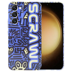 Painted Pattern Precise Hole PC Phone Case, For Samsung Galaxy S23+ 5G