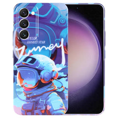 Painted Pattern Precise Hole PC Phone Case, For Samsung Galaxy S23 5G