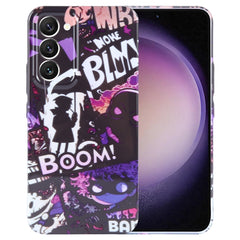 Painted Pattern Precise Hole PC Phone Case, For Samsung Galaxy S23 5G