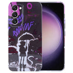 For Samsung Galaxy S23 5G / Black Purple Umbrella Boy