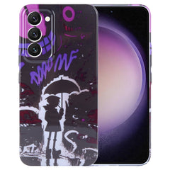 Painted Pattern Precise Hole PC Phone Case, For Samsung Galaxy S23 5G