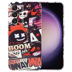 Painted Pattern Precise Hole PC Phone Case, For Samsung Galaxy S23 5G