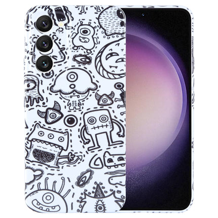 Painted Pattern Precise Hole PC Phone Case, For Samsung Galaxy S23 5G