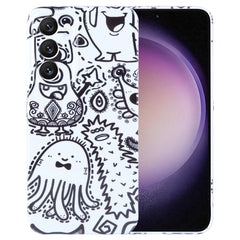 Painted Pattern Precise Hole PC Phone Case, For Samsung Galaxy S23 5G