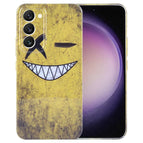 For Samsung Galaxy S23 5G / Yellow Background Smiling