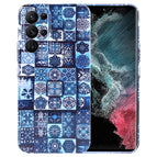 For Samsung Galaxy S22 Ultra 5G / Green Plaid