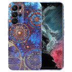 For Samsung Galaxy S22 Ultra 5G / Abstract Flower