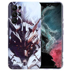 Painted Pattern Precise Hole PC Phone Case, For Samsung Galaxy S22 Ultra 5G