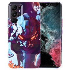 Painted Pattern Precise Hole PC Phone Case, For Samsung Galaxy S22 Ultra 5G