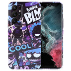 For Samsung Galaxy S22 Ultra 5G / Purple Comics
