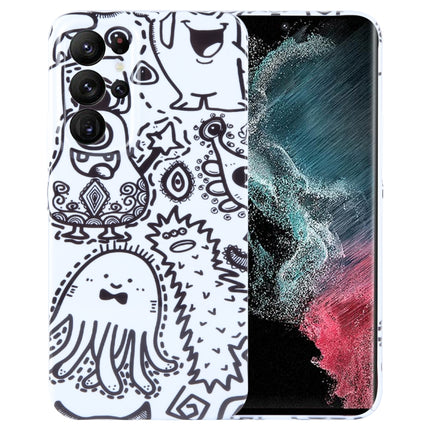 Painted Pattern Precise Hole PC Phone Case