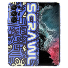 Painted Pattern Precise Hole PC Phone Case, For Samsung Galaxy S22 Ultra 5G