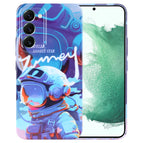 For Samsung Galaxy S22+ 5G / Blue Paint Astronaut
