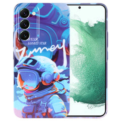 Painted Pattern Precise Hole PC Phone Case, For Samsung Galaxy S22+ 5G