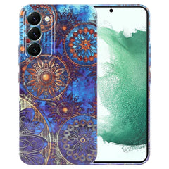 Painted Pattern Precise Hole PC Phone Case, For Samsung Galaxy S22+ 5G