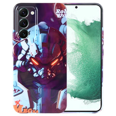 Painted Pattern Precise Hole PC Phone Case, For Samsung Galaxy S22+ 5G