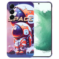 Painted Pattern Precise Hole PC Phone Case, For Samsung Galaxy S22+ 5G