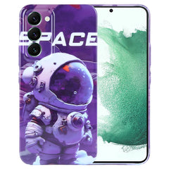 Painted Pattern Precise Hole PC Phone Case, For Samsung Galaxy S22+ 5G