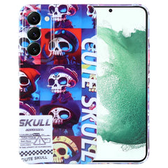 Painted Pattern Precise Hole PC Phone Case, For Samsung Galaxy S22+ 5G