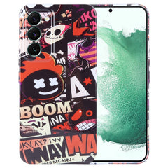 Painted Pattern Precise Hole PC Phone Case, For Samsung Galaxy S22+ 5G