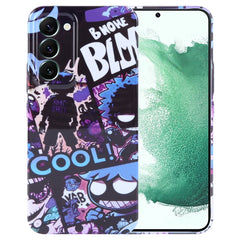 Painted Pattern Precise Hole PC Phone Case, For Samsung Galaxy S22+ 5G