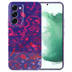 Painted Pattern Precise Hole PC Phone Case, For Samsung Galaxy S22+ 5G