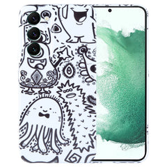 Painted Pattern Precise Hole PC Phone Case, For Samsung Galaxy S22+ 5G