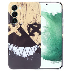 Painted Pattern Precise Hole PC Phone Case, For Samsung Galaxy S22+ 5G