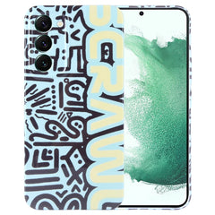 Painted Pattern Precise Hole PC Phone Case, For Samsung Galaxy S22+ 5G