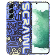 Painted Pattern Precise Hole PC Phone Case, For Samsung Galaxy S22+ 5G